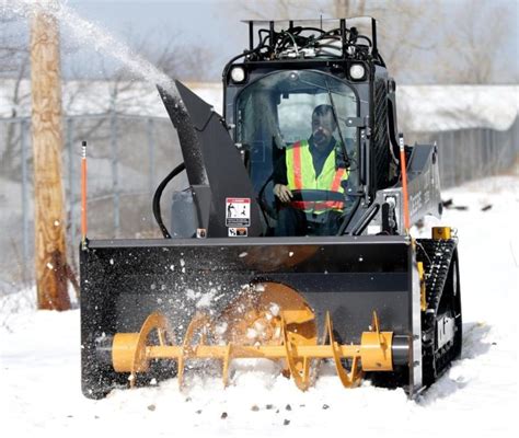 skid steer for snow plowing|best skid steer snow pusher.